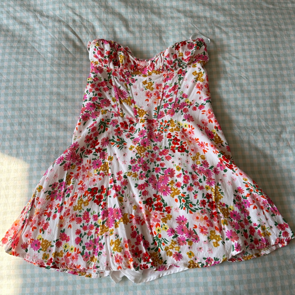 Strapless Romper